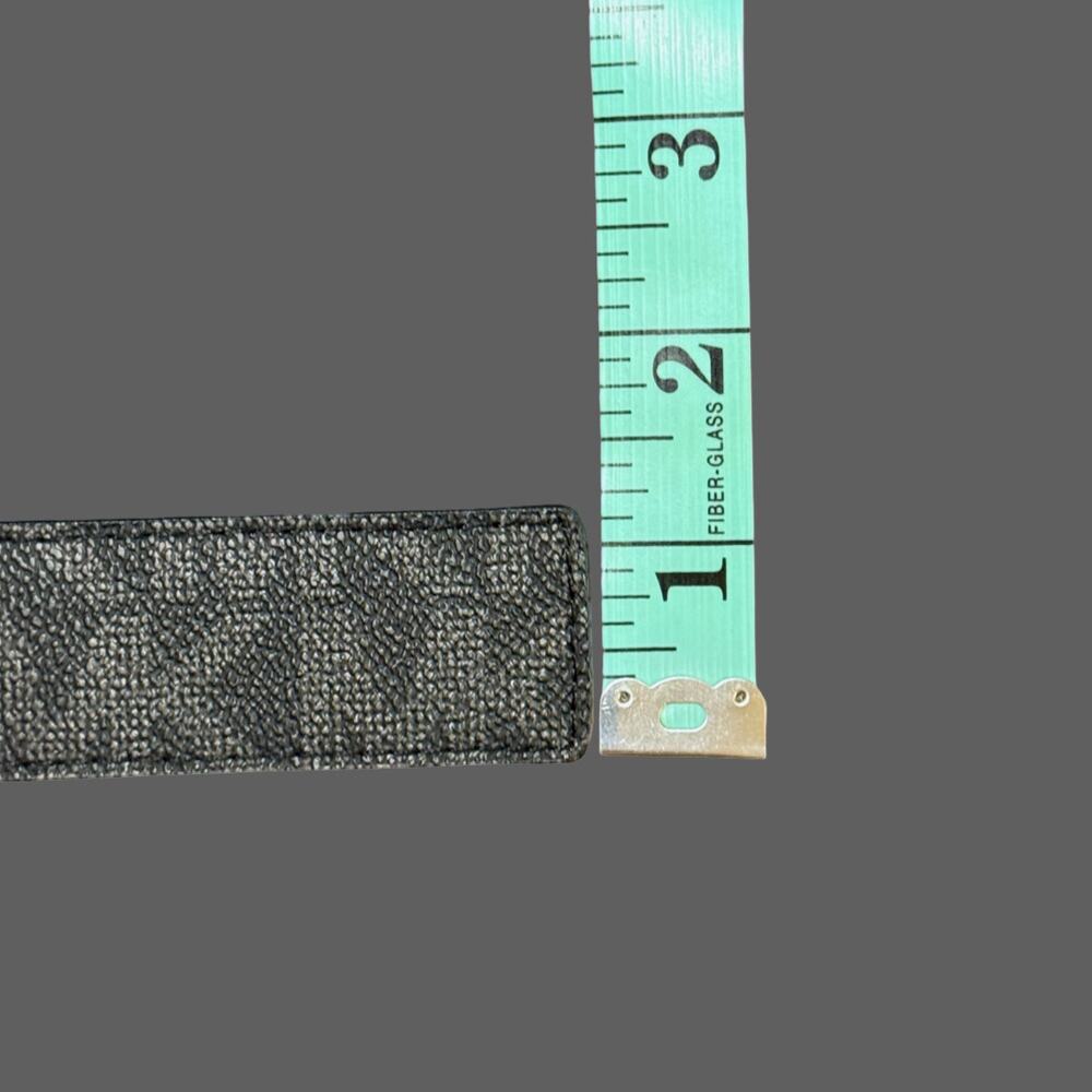 Michael Kors Women's Monogram Reversible Twist Belt Black L - Picture 6 of 6